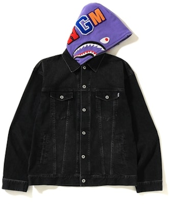 Bape top denim jacket