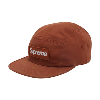 Supreme FW18 Military Camp Cap Rust