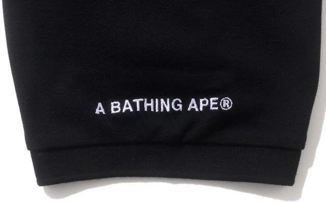BAPE Relaxed Multi Color Crystal Stone Polo Black Lookbook BAPE Relaxed Multi Color Crystal Stone Polo Black