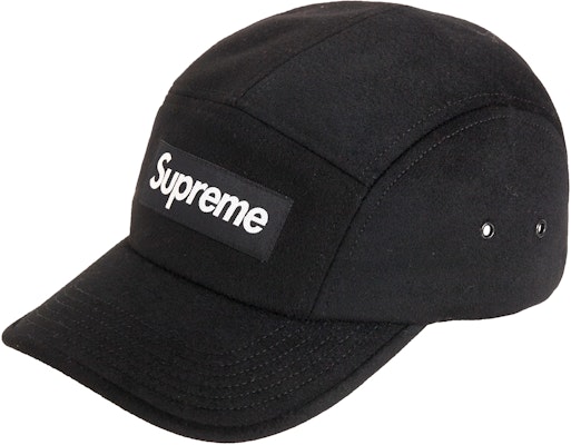 Supreme Wool Camp Cap Black Buy Supreme Wool Camp Cap Black
