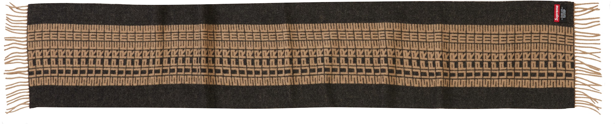 Supreme logo top repeat scarf