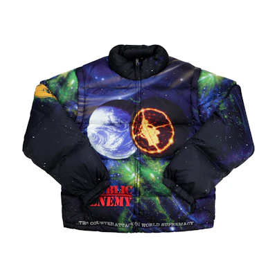 Supreme UNDERCOVER/Public Enemy Puffy Jacket Multi