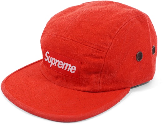 Supreme Napped Canvas Camp Cap Red Novelship