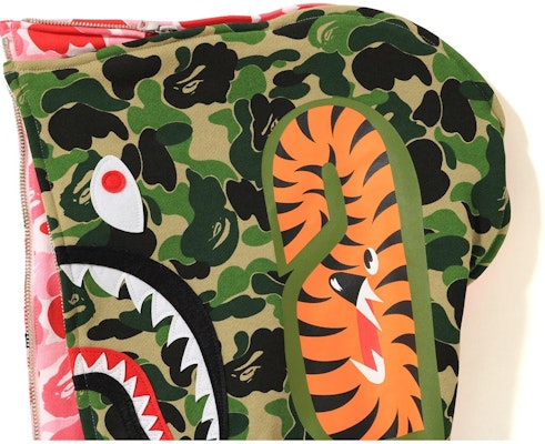 Bape shark 2025 hoodie pink