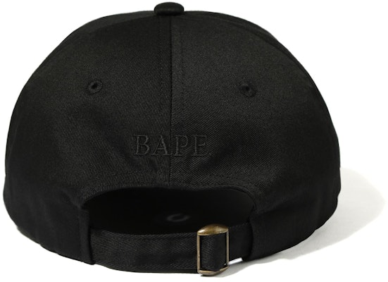 BAPE Tonal Ape Head One Point Panel Cap Black Order BAPE Tonal Ape Head One Point Panel Cap Black