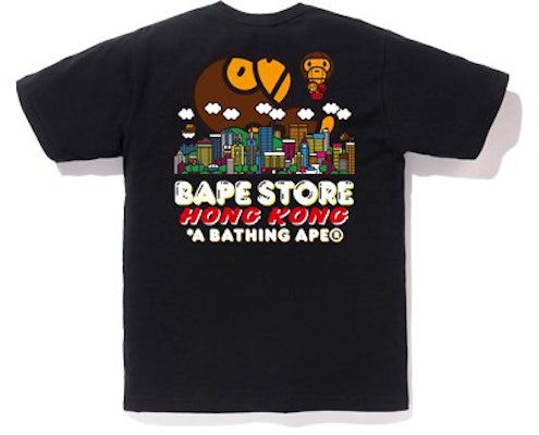 BAPE City Hong Kong Milo Tee Black Order BAPE City Hong Kong Milo Tee Black