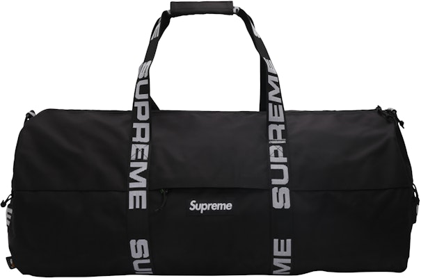 Supreme SS18 Large Duffle Bag Black Buy Supreme SS18 Large Duffle Bag Black