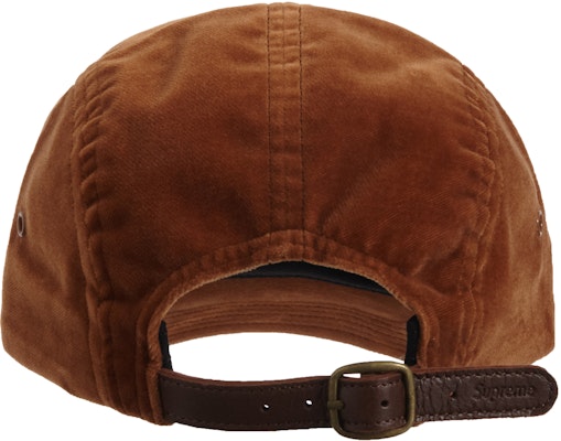 Supreme Velvet Camp Cap Brown Order Supreme Velvet Camp Cap Brown