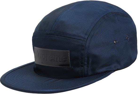 Supreme patent leather patch camp cap best sale