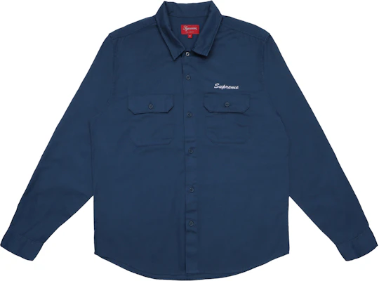 Supreme Mike Kelley Supreme AhhYouth! Work Shirt Navy Buy Supreme Mike Kelley Supreme AhhYouth! Work Shirt Navy