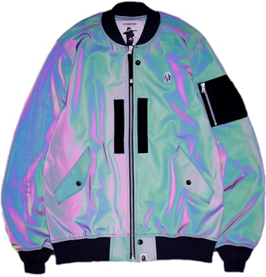 Bathing ape reflective jacket best sale