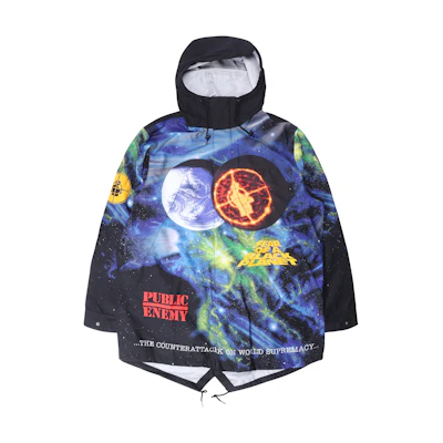 Supreme UNDERCOVER/Public Enemy Taped Seam Parka Multi