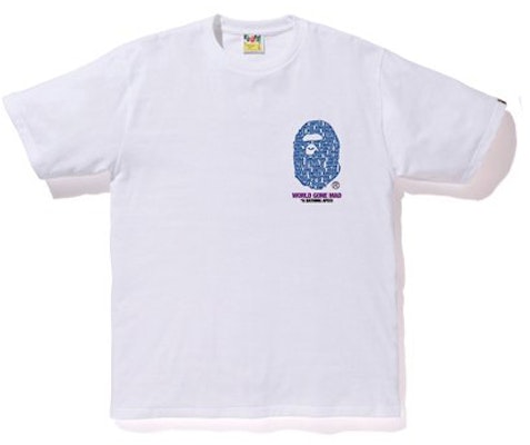 BAPE City Hong Kong Ape Head Tee White Buy BAPE City Hong Kong Ape Head Tee White