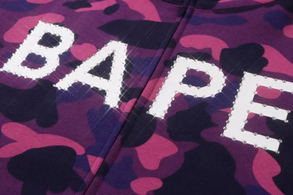 Bape 2025 swarovski hoodie