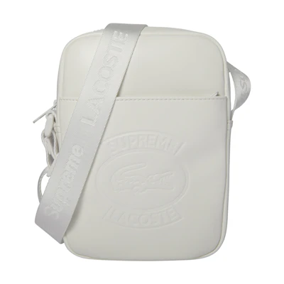 Supreme Lacoste Shoulder Bag White