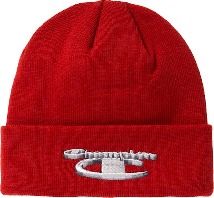 Supreme Champion Metallic Beanie Brick Red Buy Supreme Champion Metallic Beanie Brick Red