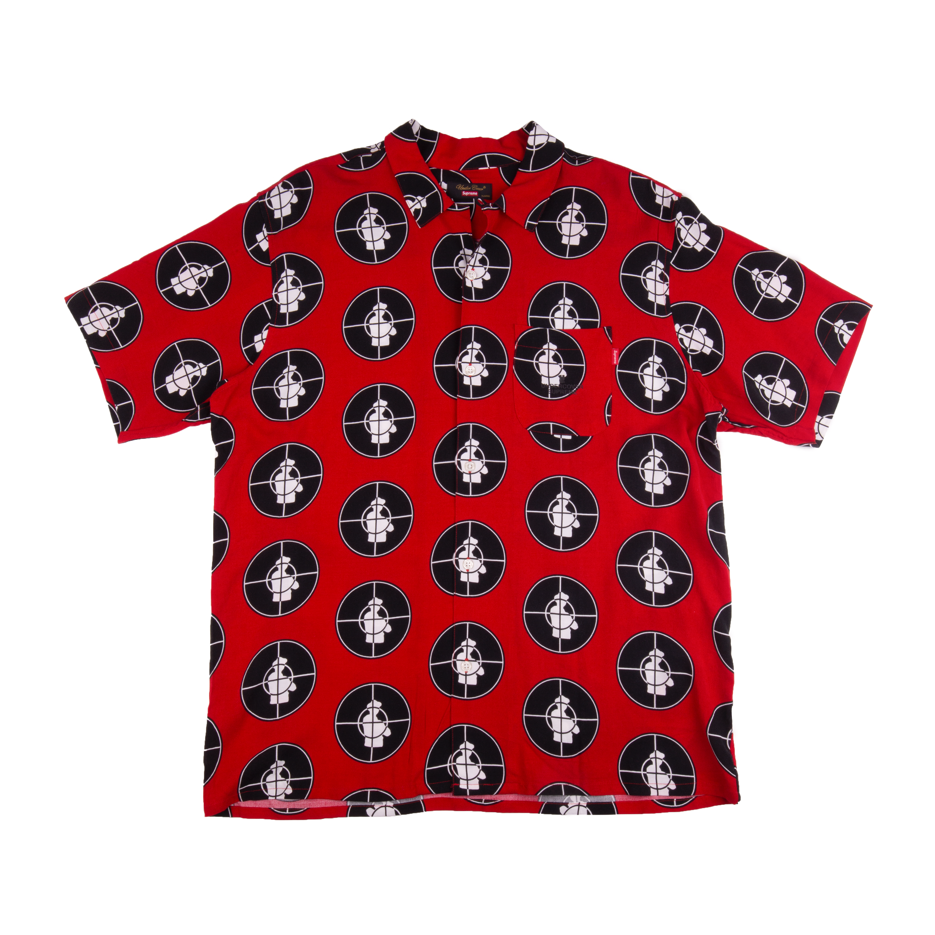 Supreme UNDERCOVER/Public Enemy Rayon Shirt Red