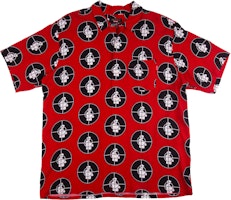 Supreme UNDERCOVER/Public Enemy Rayon Shirt Red Supreme UNDERCOVER/Public Enemy Rayon Shirt Red