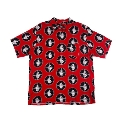 Supreme UNDERCOVER/Public Enemy Rayon Shirt Red