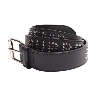 Supreme Studded Logo Belt Black