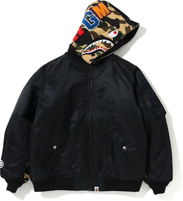 Bape Shark MA ‘1 Hoodie Black Buy Bape Shark MA ‘1 Hoodie Black