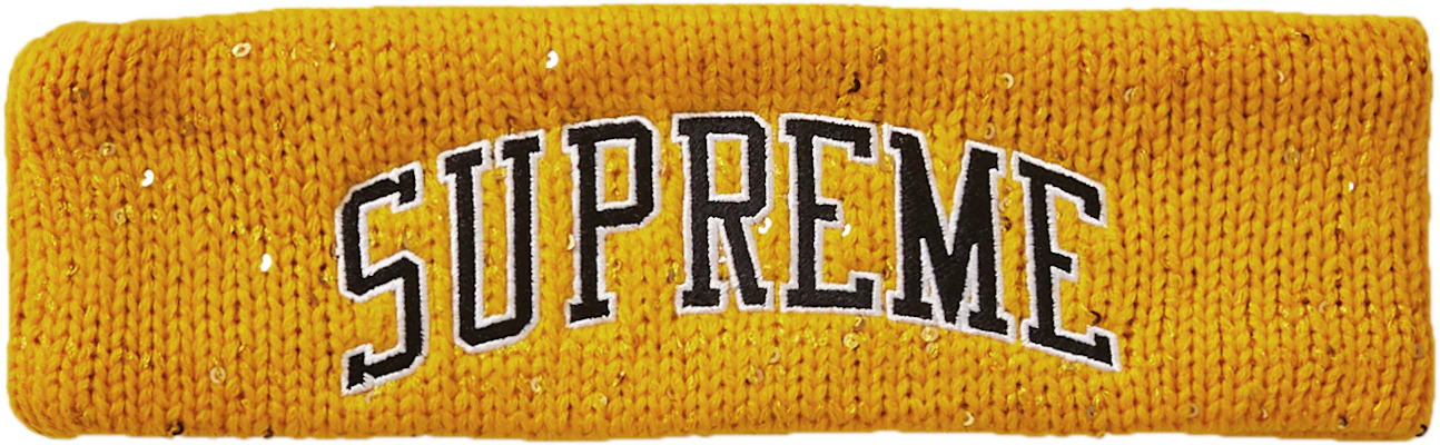 Supreme sales headband yellow