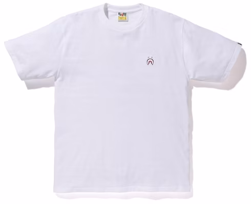 Bape Shark One Point WGM Tee White Buy Bape Shark One Point WGM Tee White