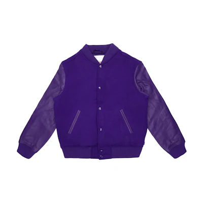 Supreme Motion Logo Varsity Jacket Purple