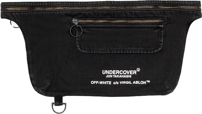 off-white-undercover-denim-hip-sack-black-multicolor