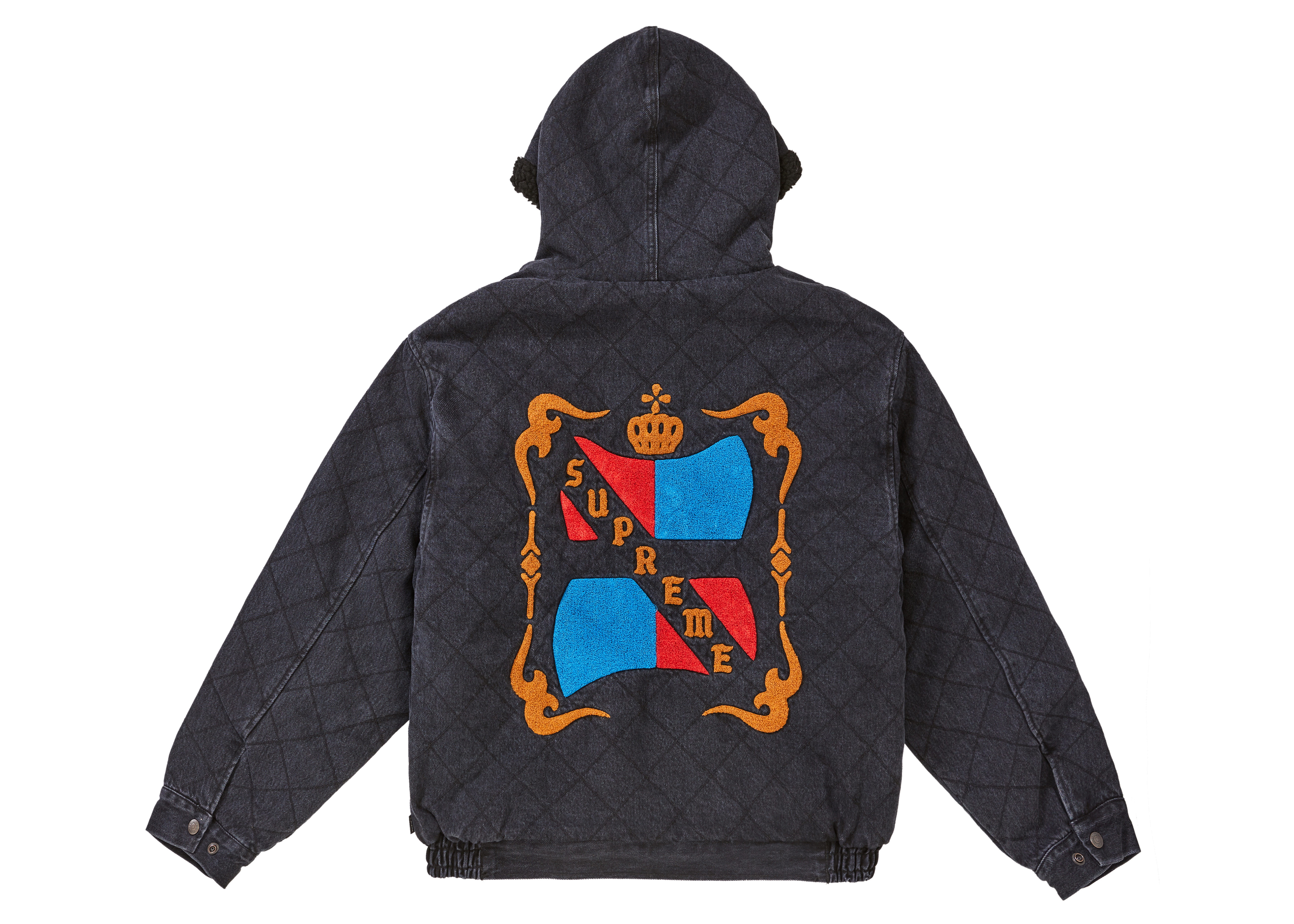 Supreme Quilted Denim Pilot Jacket Washed Blackを購入 - Novelship 