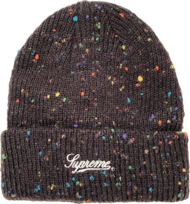 Supreme Colored Speckle Beanie Brown - Novelship