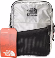 Supreme The North Face Metallic Shoulder Bag Silver Supreme The North Face Metallic Shoulder Bag Silver