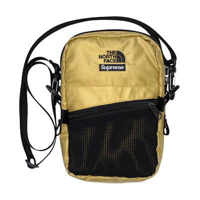 Supreme The North Face Metallic Shoulder Bag Gold