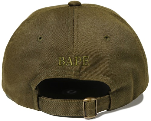 BAPE Tonal Ape Head One Point Panel Cap Olive Order BAPE Tonal Ape Head One Point Panel Cap Olive