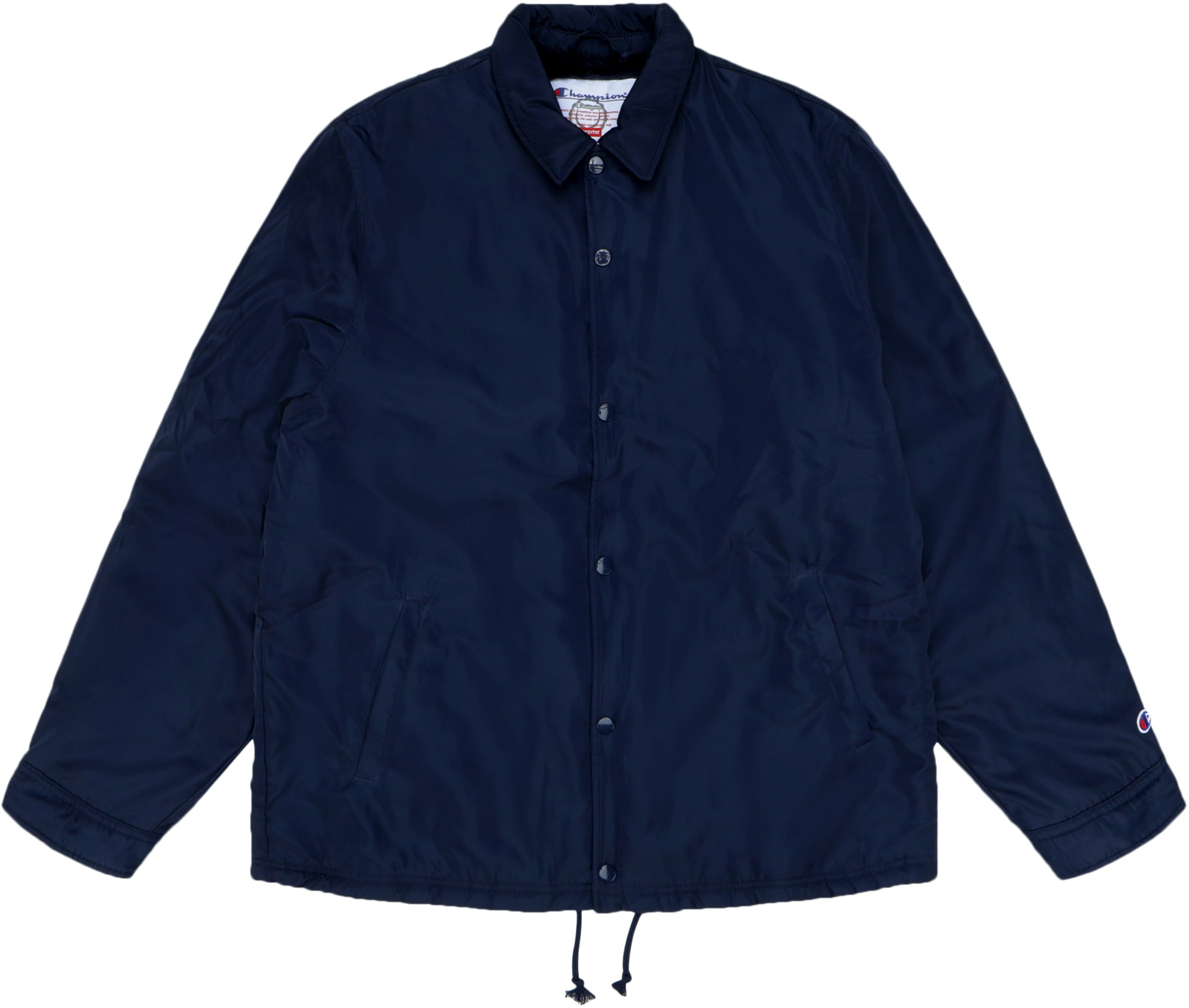 supreme-champion-label-coaches-jacket-navy