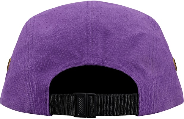 Supreme Napped Canvas Camp Cap Purple Novelship