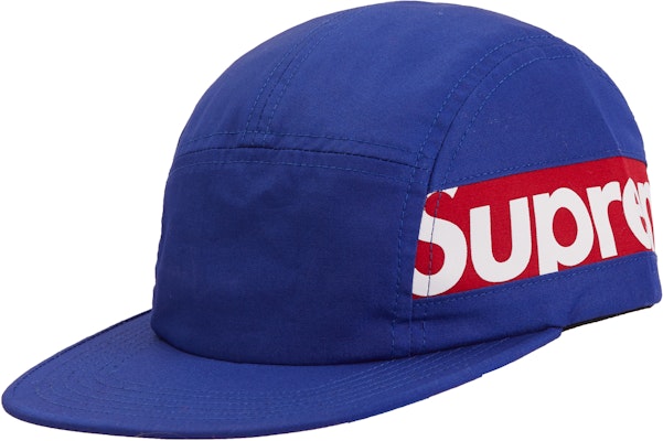 Supreme Side Panel Camp Cap Royal Buy Supreme Side Panel Camp Cap Royal