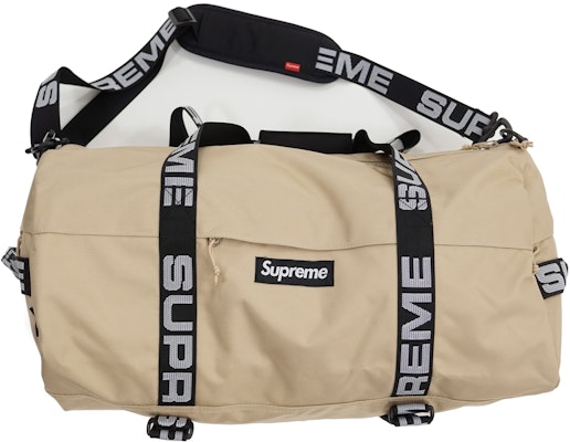 Supreme SS18 Duffle Bag Tan - Novelship