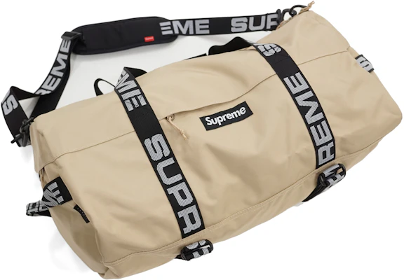 Tan supreme duffle bag Outlet
