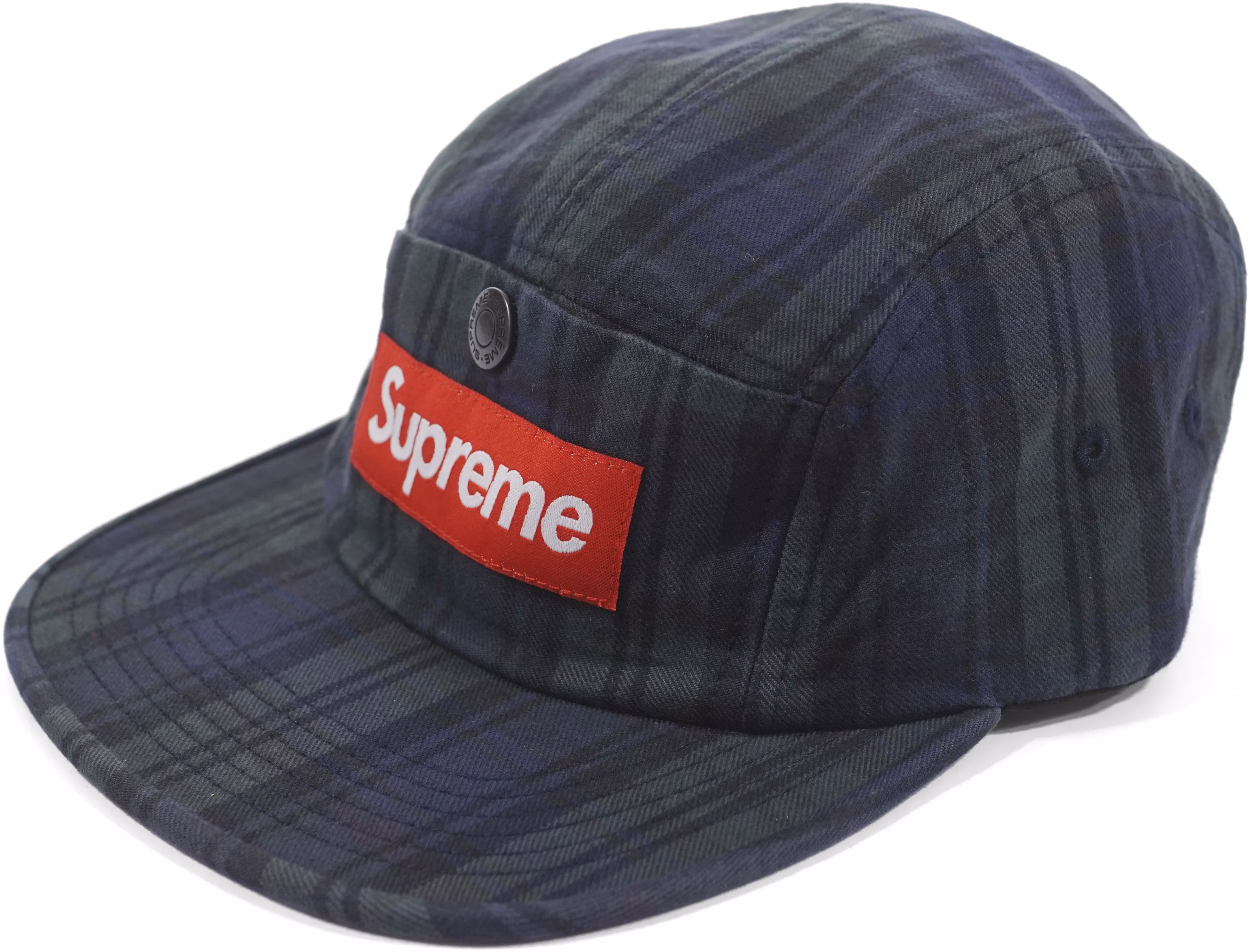 Snap button online pocket camp cap