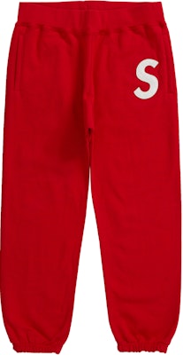 Supreme S Logo Sweatpant Red Buy Supreme S Logo Sweatpant Red