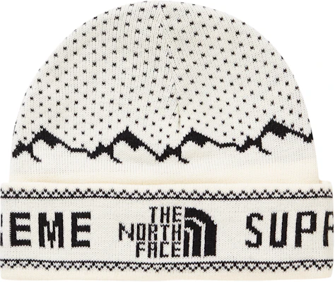 Supreme The North Face Fold Beanie White Novelship