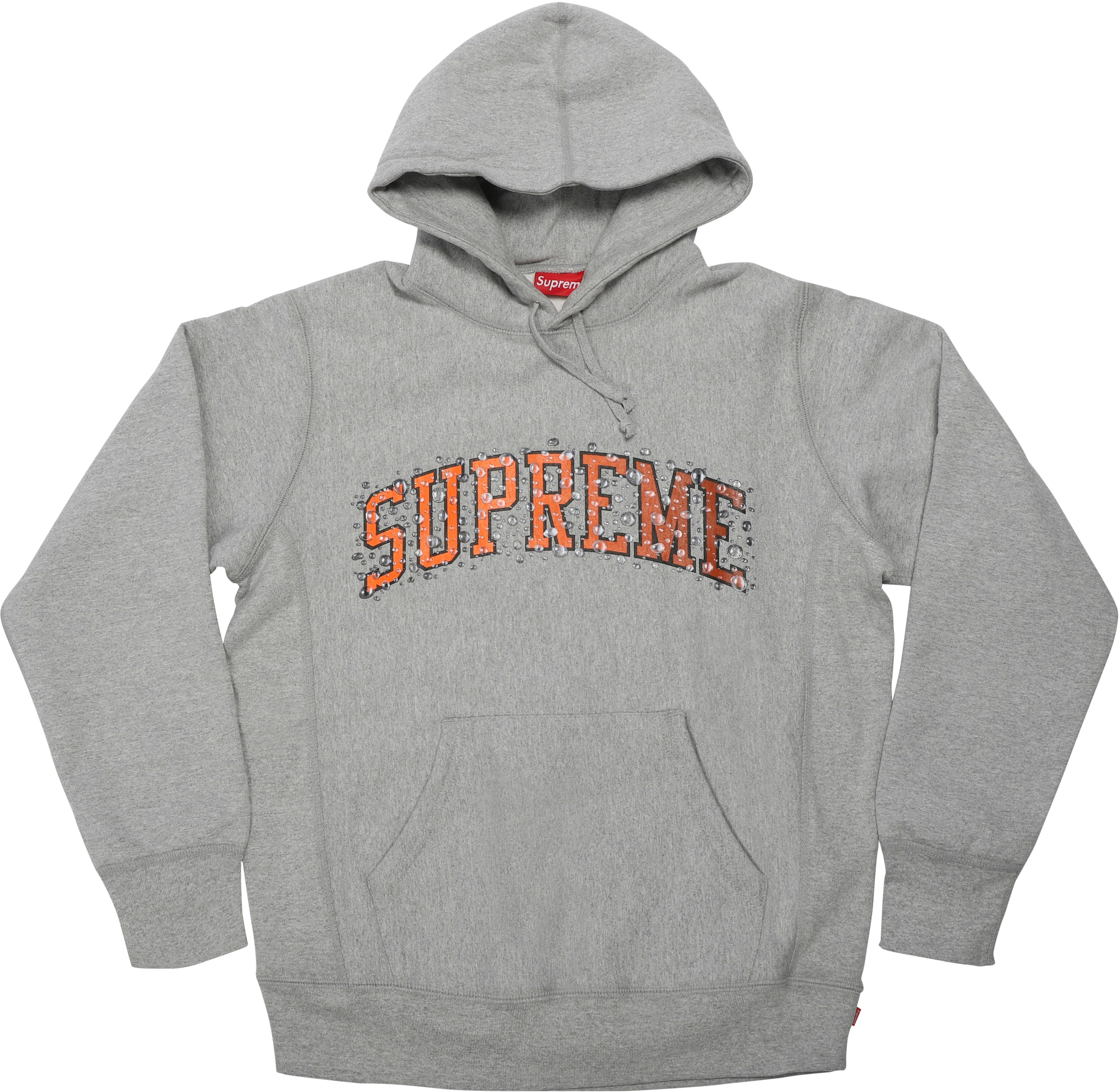 supreme/water arc hooded sweatshirt