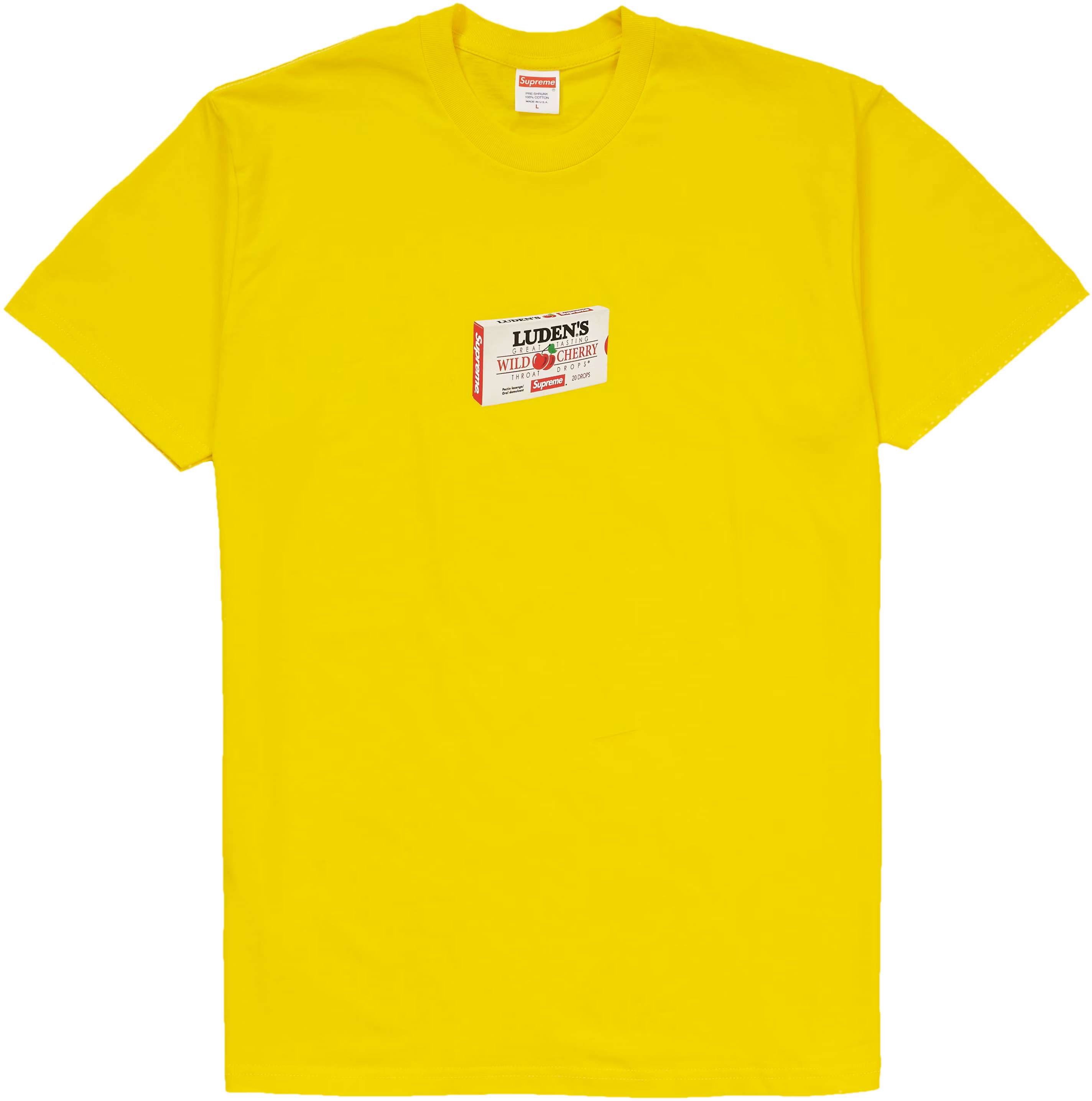 Supreme Luden s Tee Yellow Novelship