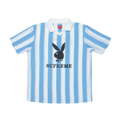 Supreme Playboy Soccer Jersey Light Blue
