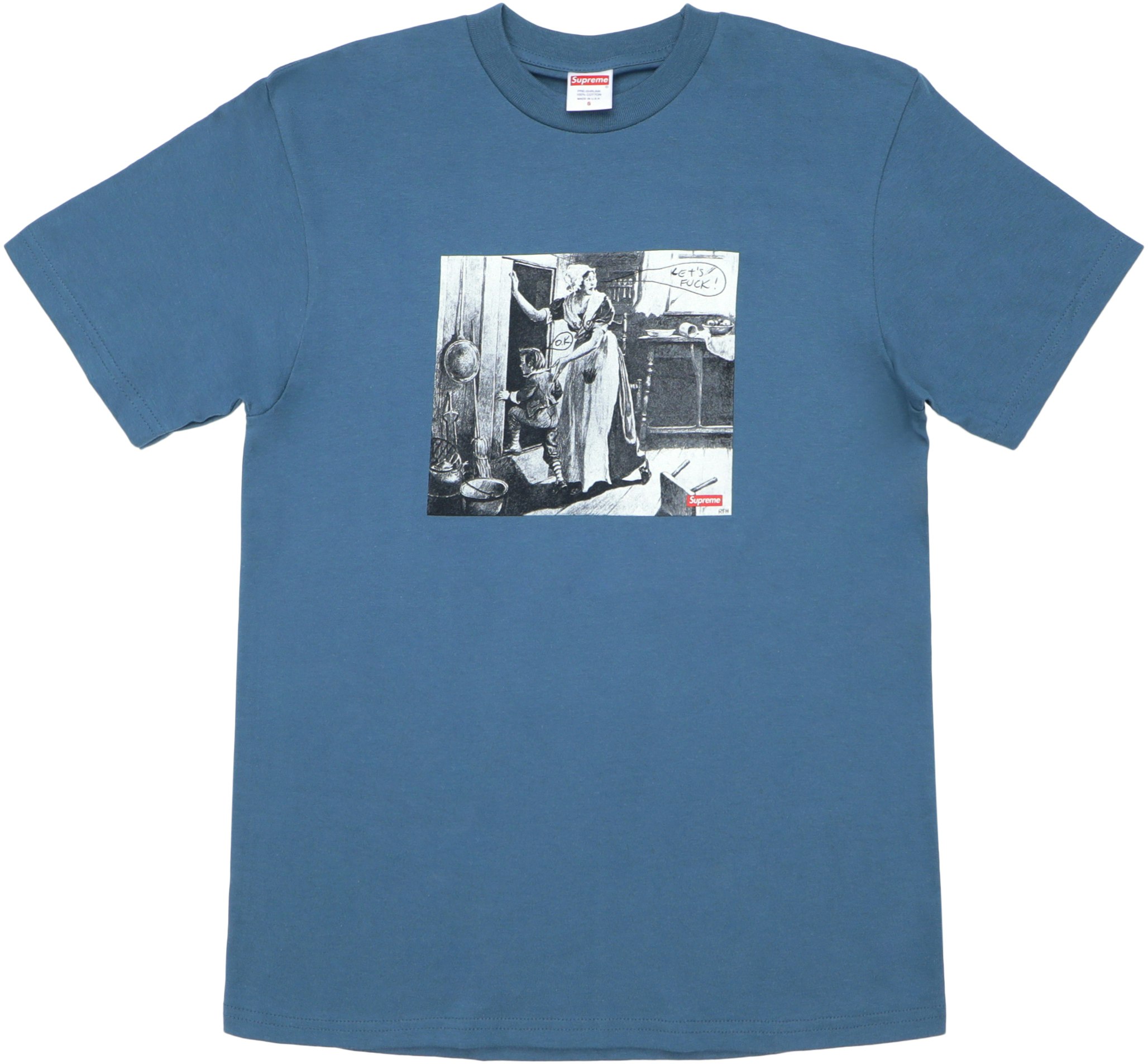 Supreme Mike Kelley Hiding From Indians Tee Slate Novelship