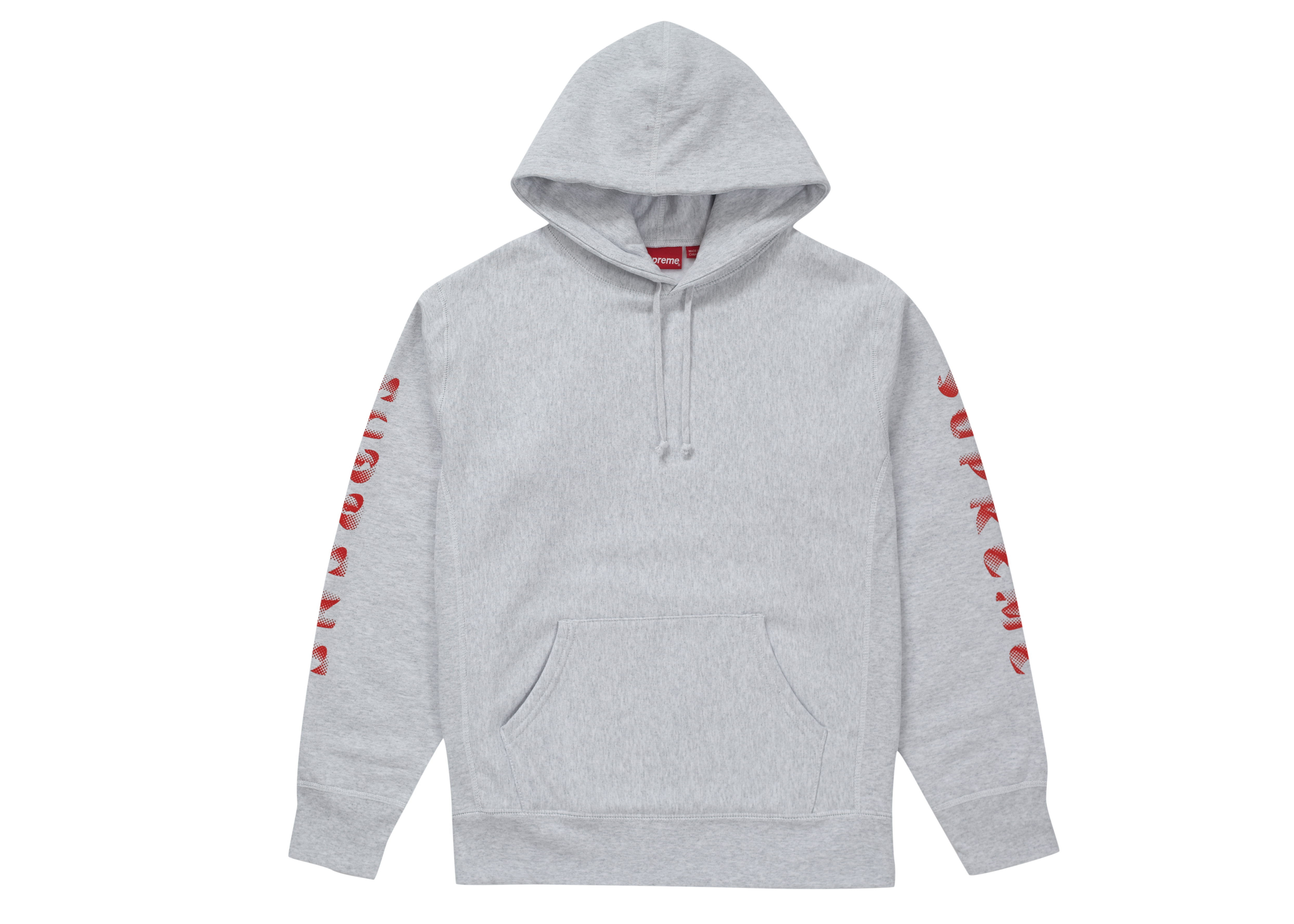 supreme gradient sleeve hoodie