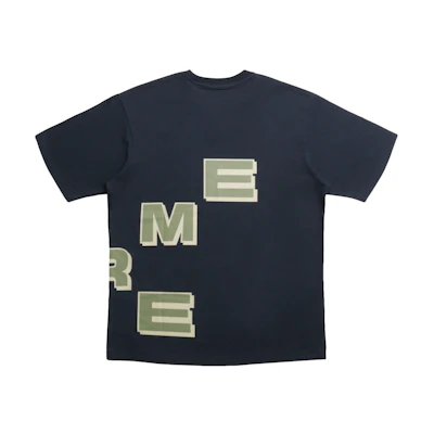 Supreme Stagger Tee Navy
