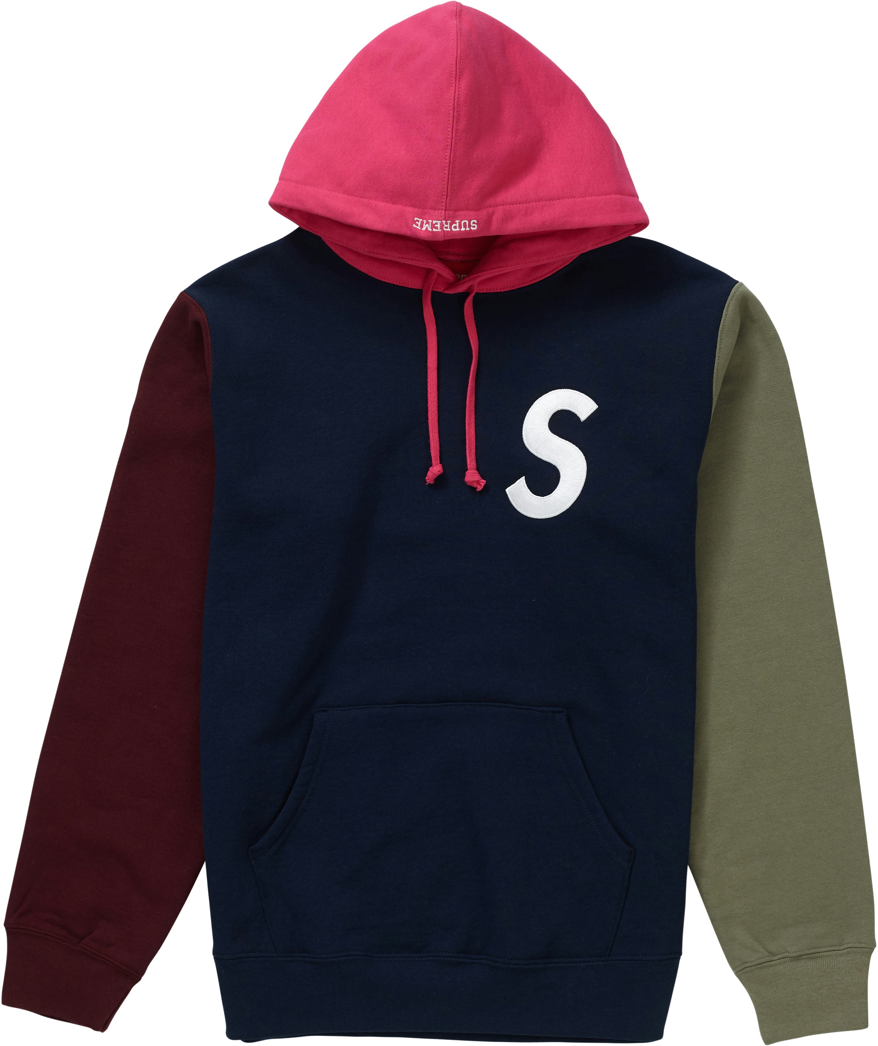 Supreme S Logo Hooded Sweatshirt Navy - Novelship