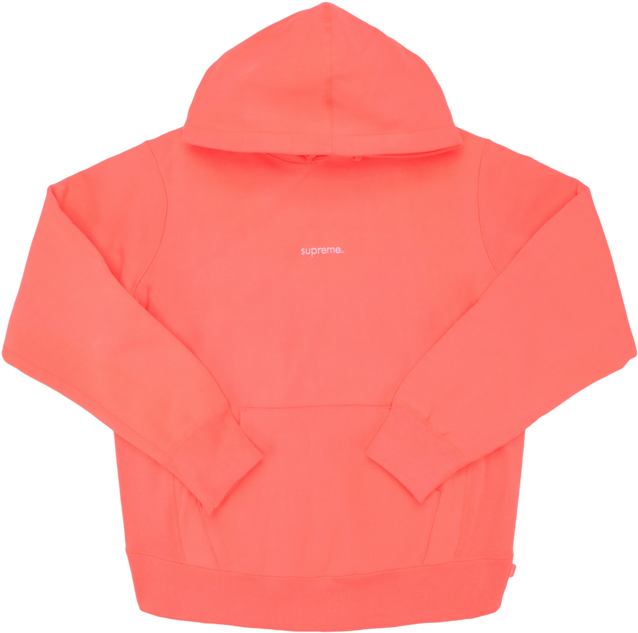 Supreme Trademark Hooded Sweatshirt Fluorescent Pink - Novelship